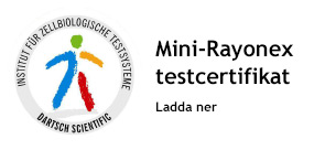 Mini-Rayonex testcertifikat